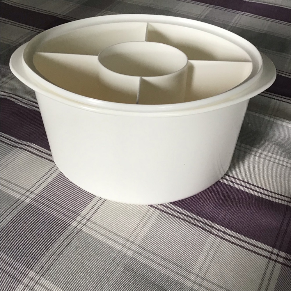 Vintage Tupperware under sink caddy